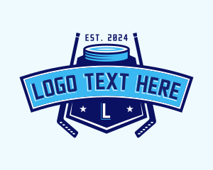 League - Hockey Sports Team logo design