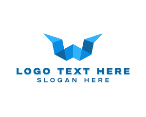 Letter W - Generic Polygon Letter W logo design