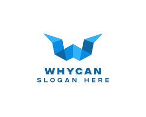Generic Polygon Letter W Logo