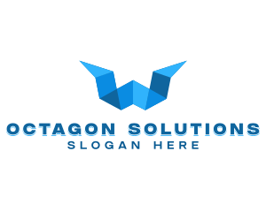 Octagon - Generic Polygon Letter W logo design