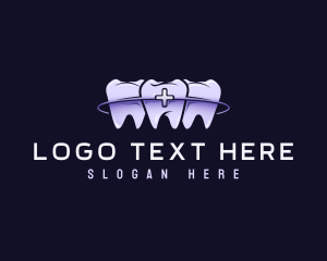 Oral Health - Teeth Dental Braces logo design