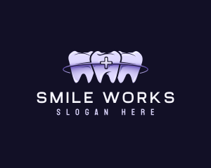 Teeth Dental Braces logo design
