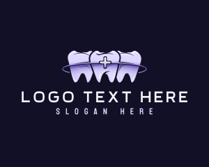 Teeth Dental Braces Logo