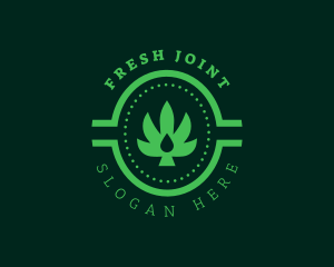 Joint - Marijuana Leaf Dispensary logo design