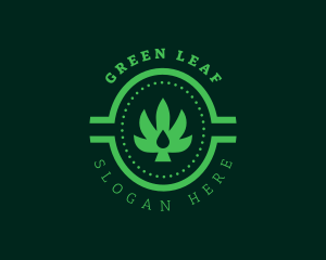 Marijuana Leaf Dispensary logo design