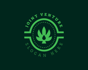 Joint - Marijuana Leaf Dispensary logo design