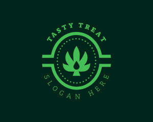 Marijuana Leaf Dispensary logo design