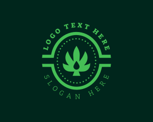 Indica - Marijuana Leaf Dispensary logo design