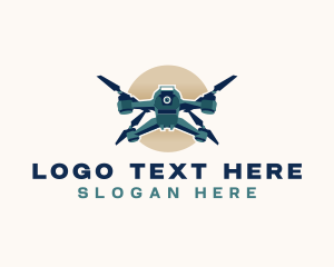 Digicam - Drone Camera Technology logo design