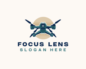 Drone Lens Technology logo design