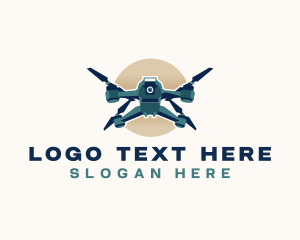 Drone - Drone Camera Technology logo design