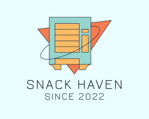 Snack Bar - Multicolor Vending Electronics logo design