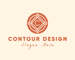 Luxurious Intricate Interior Designer logo design