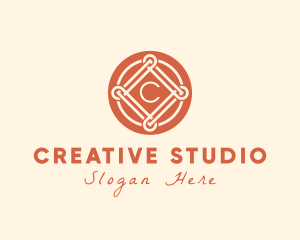 Luxurious Intricate Interior Designer logo design