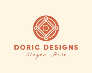 Luxurious Intricate Interior Designer logo design