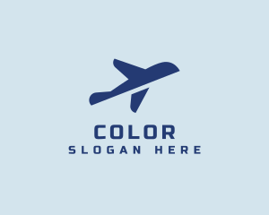 Pilot School - Plane Travel Flight logo design