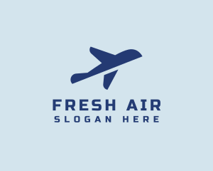 Plane Travel Flight logo design