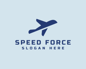 Plane Travel Flight logo design