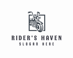 Motorcycle Motocross Biker logo design