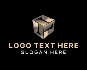 Box - Premium Cube Technology logo design