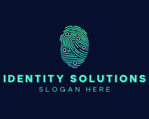 Thumbprint Forensics Investigation logo design