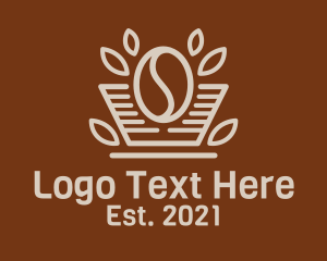 Coffee Bean - Minimalist Coffee Blend logo design