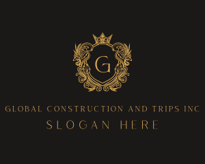 Victorian - Royal Shield Crown Hotel logo design