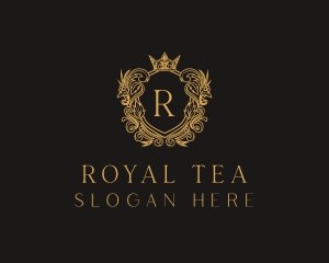 Royal Shield Crown Hotel logo design