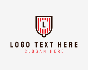 Restraints - Stripe Badge Company logo design