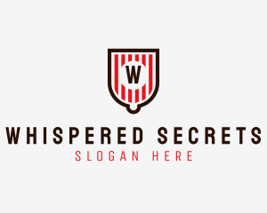 Secret - Stripe Badge Company logo design