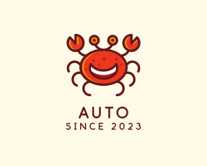 Smiling Aquatic Crab  Logo