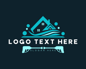 Clean - Pressure Washer Cleaning logo design