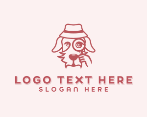 Pet Shop - Dog Animal Detective logo design