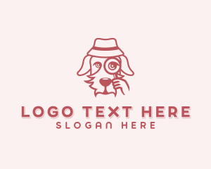 Search - Dog Animal Detective logo design