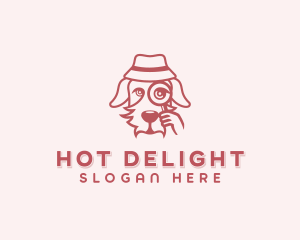 Dog Animal Detective logo design