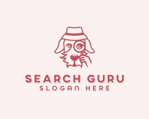 Dog Animal Detective logo design