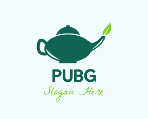 Organic Tea Pot  Logo