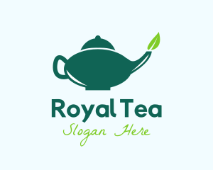 Organic Tea Pot  logo design