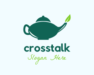 Loose Leaf Tea - Organic Tea Pot logo design