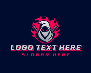 Stealth - Ninja Samurai Hunter logo design