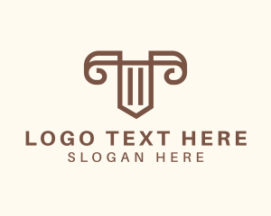Letter Hp - Legal Pillar Finance logo design