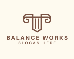 Account - Legal Pillar Finance logo design