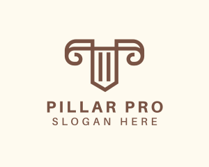 Legal Pillar Finance logo design