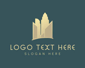 Office Space - Luxury Real Estate logo design