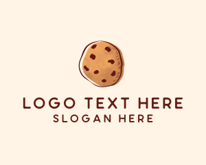 Bakery - Chocolate Chip Cookie Biscuit logo design