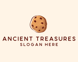 Chocolate Chip Cookie Biscuit logo design