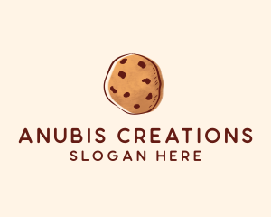 Chocolate Chip Cookie Biscuit logo design