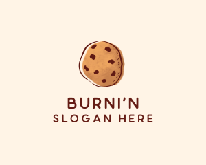 Chocolate Chip Cookie Biscuit logo design