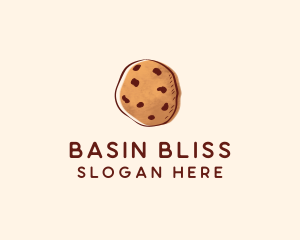 Chocolate Chip Cookie Biscuit logo design