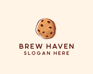 Chocolate Chip Cookie Biscuit logo design